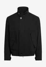 AMI PARIS High-Neck Wool Jacket Black HJK876WV0194/S_AMI-001