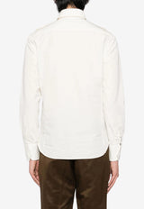 Tom Ford Long-Sleeved Shirt HME005-FMC207S25 AW004 White
