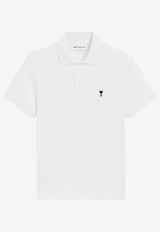 AMI PARIS Ami De Coeur Polo T-shirt White HPL411.760_WHITE