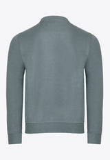 "H Puzzle" Print Pullover Sweatshirt