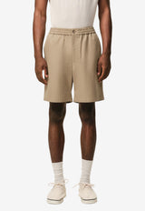 AMI PARIS Ami De Coeur Shorts Beige HSO835.CO0132_BEIGE