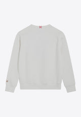 MC2 Saint Barth Kids Boys Trudi Teddy Bear Sweatshirt White HUT000401821I/R_MC2-10I