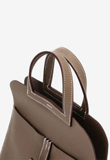 Halzan 25 in Etoupe Swift Leather with Palladium Hardware