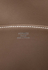Halzan 25 in Etoupe Swift Leather with Palladium Hardware