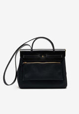 Herbag 39 in Black Toile and Vache Hunter with Gold Hardware