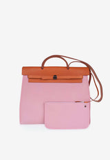 Herbag 39 in Rose Sakura Toile and Vache Hunter with Palladium Hardware