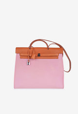Herbag 39 in Rose Sakura Toile and Vache Hunter with Palladium Hardware