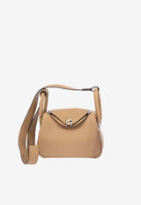 Mini Lindy II in Poussiere Swift Leather with Electrum Hardware