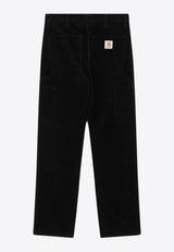 Carhartt Wip Single Knee Velvet Pants Black I028627CO/P_CARH-8902