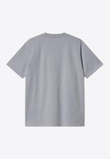 Carhartt Wip Logo Pocket Crewneck T-shirt Gray I030434CO/R_CARH-1NK