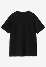 Carhartt Wip Logo Patch Pocket T-shirt Black I030434CO/S_CARH-89XX