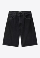 Carhartt Wip Brandon Washed Denim Shorts Black I031919CO/R_CARH-89