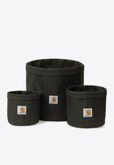 Carhartt Wip Logo Patch Canvas Plater Set - Set of 3 Olive I032014CO/R_CARH-49XX