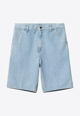 Carhartt Wip Single Knee Essential Bermuda Shorts Blue I032026CO/Q_CARH-01A3