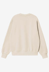 Carhartt Wip Casey Logo Sweatshirt Light Beige I032643CO/S_CARH-0UOXX
