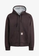Carhartt Wip Car-Lux Zip-Up Hoodie Brown I032935PL/R_CARH-3BIXX