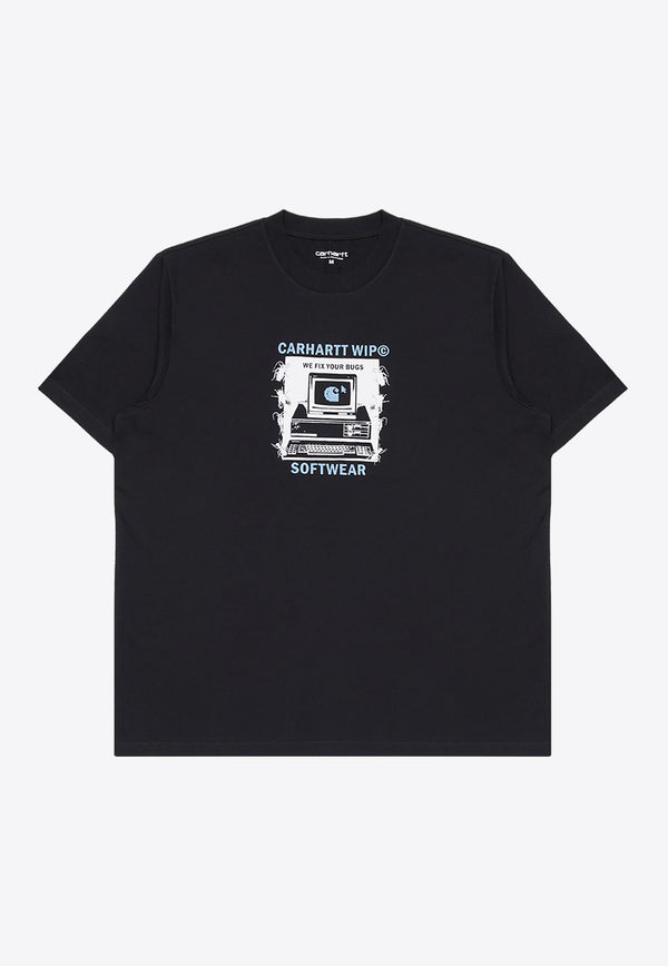Carhartt Wip Fixed Bugs Print T-shirt I033119BLACK