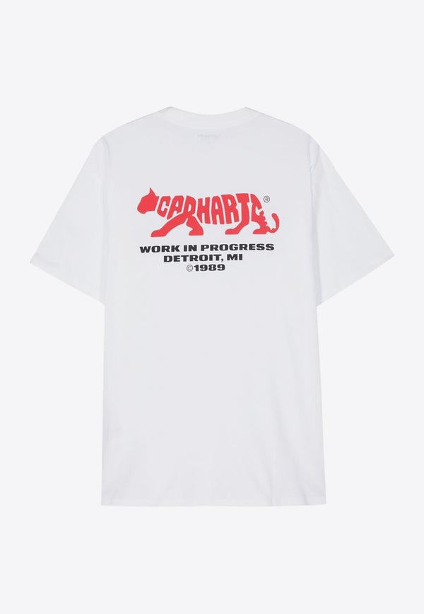 Carhartt Wip Rocky Print Short-Sleeved T-shirt I033258WHITE