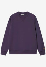 Carhartt Wip Chase Logo Patch Sweatshirt Purple I033660CO/R_CARH-37YXX