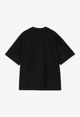 Carhartt Wip Signature Script T-shirt Black I033828CO/Q_CARH-0D2XX