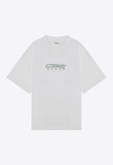 Carhartt Wip Lyntos Printed T-shirt White I034490CO/Q_CARH-02XX