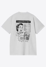 Carhartt Wip Catalogue Crewneck T-shirt White I034644CO/Q_CARH-00AXX
