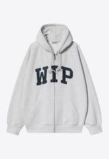 Carhartt Wip WIP Zip-Up Hooded Sweatshirt Brown I034691CO/Q_CARH-48206