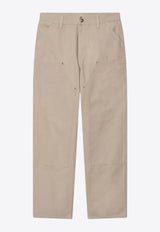 Carhartt Wip Double Knee Chino Pants Beige I034796CO/Q_CARH-2OR4O