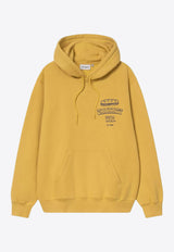Carhartt Wip Sandwich Logo Print Hooded Sweatshirt Yellow I035277CO_CARH-36C