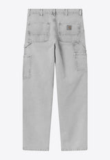 Carhartt Wip Double Knee Straight Washed Jeans Gray I035556CO/R_CARH-89