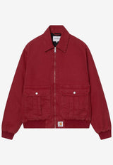 Carhartt Wip Stanton Zip-Up Jacket Red I035617CO/R_CARH-H806