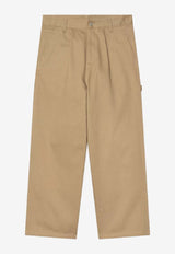 Carhartt Wip Holden Straight-Leg Pants Beige I035670CO/R_CARH-8Y01