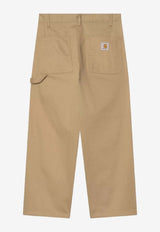Carhartt Wip Holden Straight-Leg Pants Beige I035670CO/R_CARH-8Y01