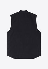 Carhartt Wip Classic Logo Patch Zip-Up Vest Navy I035695CO/R_CARH-1C01