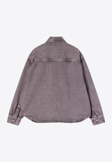 Carhartt Wip Georgia Logo Patch Denim Jacket Gray I035823CO/R_CARH-2W6