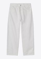 Carhartt Wip Brandon Straight-Leg Jeans White I035893CO/R_CARH-02