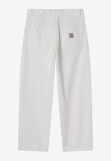 Carhartt Wip Brandon Straight-Leg Jeans White I035893CO/R_CARH-02