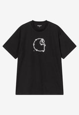 Carhartt Wip Barbwire Printed T-shirt Black I036237CO/S_CARH-89XX