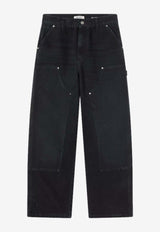 Carhartt Wip Brandon Double-Knee Jeans Black I036352CO/S_CARH-89B7