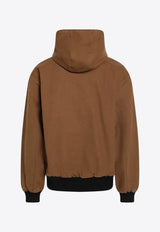 Carhartt Wip OG Active Zip-Up Hooded Sweatshirt Brown I036412CO/R_CARH-3GK02