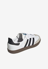 Adidas Kids Boys Samba OG Leather Sneakers White IE3677_WHITE