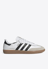 Adidas Originals Samba Decon Leather Low-Top Sneakers White IF0642LE/Q_ADIDS-FW