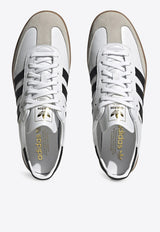 Adidas Originals Samba Decon Leather Low-Top Sneakers White IF0642LE/Q_ADIDS-FW