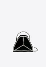 Thalie Paris Mini Cleo Crystal Embellished Handbag Black IG-03-0025-125-03_BLACK