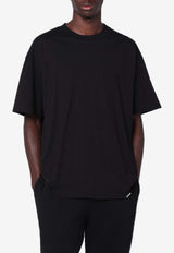 Represent Initial Oversized T-shirt Black INM4742CO/R_REPRE-001