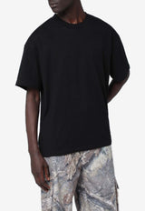 Represent Initial Crewneck T-shirt Black INM4742CO/S_REPRE-001