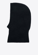 Wool Ribbed Balaclava
