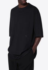 Y-3 Logo Print Boxy T-shirt Black IW0071CO/R_ADIDY-BLK