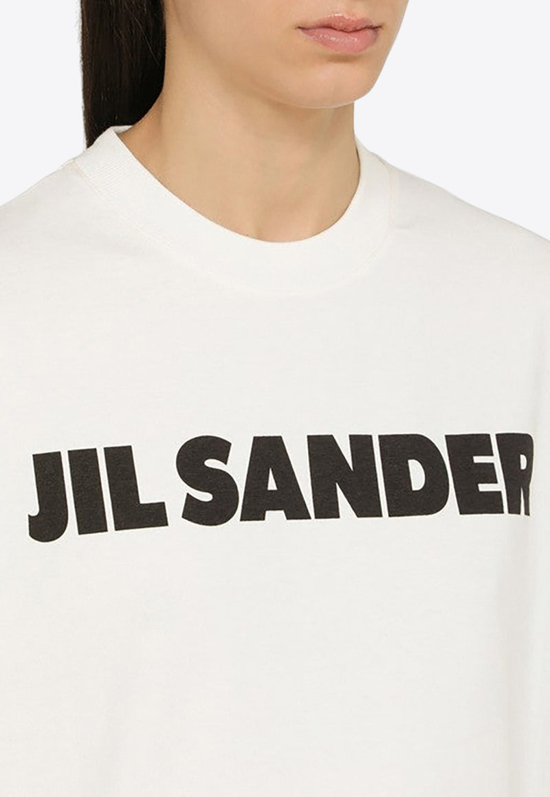 Jil Sander Logo-Print Long-Sleeved T-shirt J02GC0107J45148/O_JILSA-102