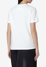 Jil Sander Logo Crewneck T-shirt White J02GC0142J20103/S_JILSA-102